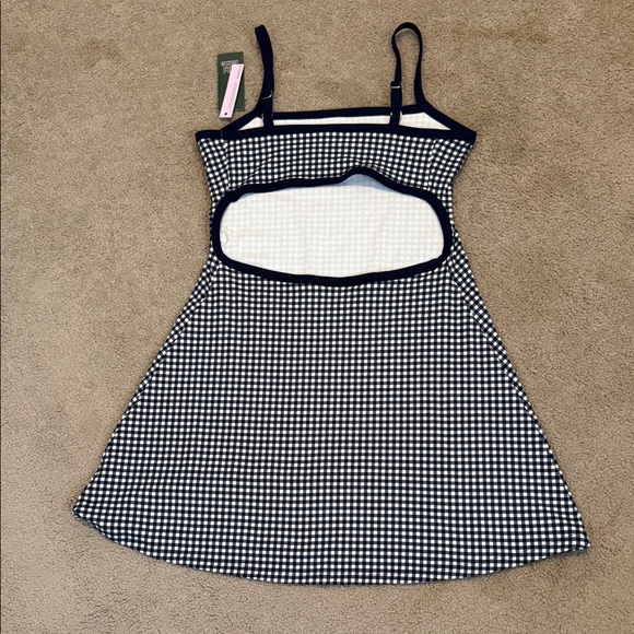 Wild Fable Navy and White Gingham Athletic Dress - Picture 3 of 6